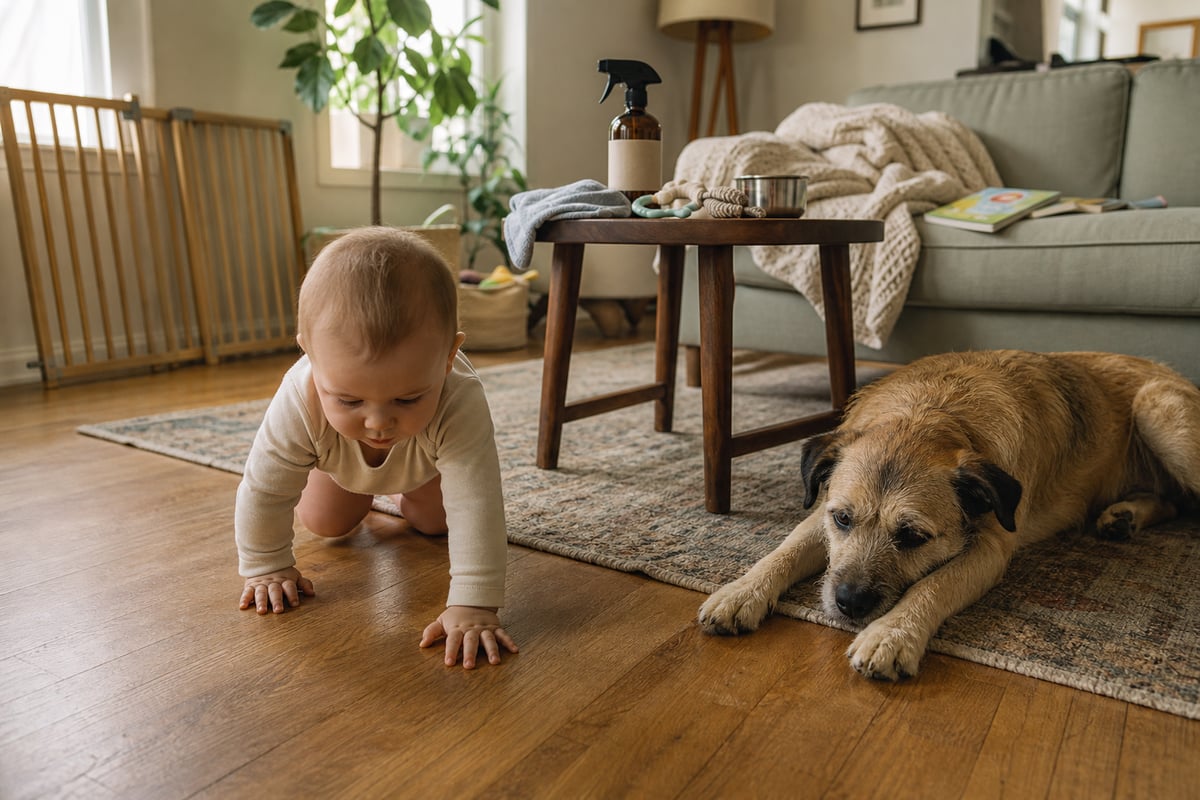 Why Green Cleaning Is Better for Kids and Pets